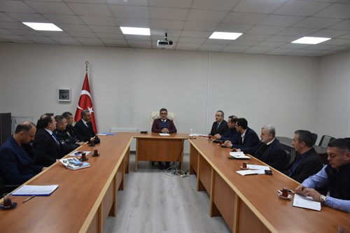 İlçe Seçim Güvenliği Toplantısı Gerçekleştirildi.
